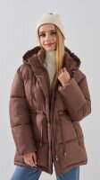 Купити Куртка для дівчинки LAWA GBC02354 134 см Коричневий Артикул: 2888000021748 Фото мініатюра № 3