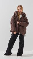 Купити Куртка для дівчинки YS-19 146 см Коричневий Артикул: 2000999148989 Фото мініатюра № 2