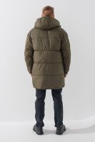 Куртка двухсторонняя однотонная мужская 9906 S Хаки с черным (2000990543622W)  Фото №6