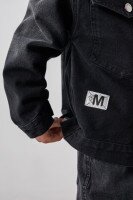 Куртка джинсовая для мальчика 6819 134 см Черный (2000990306777D)  Фото №1