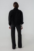 Куртка джинсова жіноча Zeo Basic 4156 XS Чорний (2000990405777D)  Фото №5