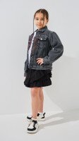 Купити Куртка джинсова для хлопчика Dinomin TY001 98 см Сірий Артикул: 2000999433214 Фото мініатюра № 3