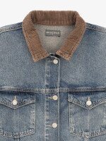 Купить Куртка джинсовая женская GENUA G01103-0010 S Синий Артикул: 2000999590658 Миниатюра фотографии № 2