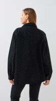 Купить Куртка джинсовая женская GENUA G01103-0016 S Черный Артикул: 2000999541681 Миниатюра фотографии № 5
