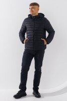 Куртка однотонная мужская 901 3XL Черный (2000990766021D)  Фото №1