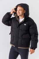 Куртка однотонная мужская 9902 2XL Черный (2000990543448W)  Фото №2