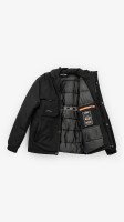 Куртка однотонная мужская Demos 9912 3XL Черный  Фото №6
