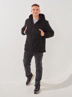 Купить Куртка однотонная мужская GENUA 2501 S Черный Артикул: 2000999396298 Миниатюра фотографии № 2