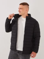 Купить Куртка однотонная мужская GENUA G01210-0004 4XL Черный Артикул: 2000999395116 Миниатюра фотографии № 3