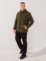 Купить Куртка однотонная мужская GENUA G01210-0004 L Хаки Артикул: 2000999395185 Миниатюра фотографии № 2