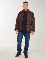 Купити Куртка однотонна чоловіча GENUA G01210-0007 XL Коричневий Артикул: 2000999396083 Фото мініатюра № 2