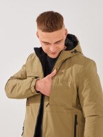 Купити Куртка однотонна чоловіча GENUA G0210-0021 S Оливковий Артикул: 2000999396199 Фото мініатюра № 2