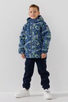 Куртка однотонная для мальчика Snowgenius B35-020 104 см Джинсовый (2000990228383D)  Фото №1