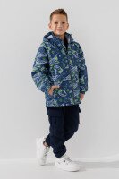 Куртка однотонная для мальчика Snowgenius B35-020 104 см Джинсовый (2000990228383D)