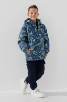 Куртка однотонная для мальчика Snowgenius B35-020 110 см Джинсовый (2000990228390D)