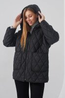 Куртка однотонная женская LAWA WBC02417 XS Черный  Фото №1