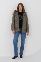 Куртка однотонная женская LAWA WBC02417 XS Хаки  Фото №0