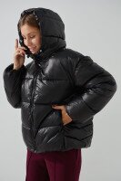 Куртка однотонная женская LAWA WBC02419 XS Черный  Фото №3