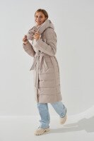 Куртка однотонная женская Towmy 2373 S Бежевый  Фото №3