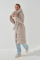 Куртка однотонная женская Towmy 2373 5XL Бежевый  Фото №3