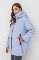 Куртка однотонная женская Towmy 3263 2XL Сиреневый (2000990652942W)  Фото №3