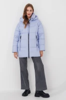Куртка однотонная женская Towmy 3263 2XL Сиреневый (2000990652942W)  Фото №0