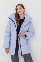Куртка однотонная женская Towmy 3263 2XL Сиреневый (2000990652942W)  Фото №1