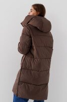 Куртка однотонная женская Towmy 3280 XL Оливково-коричневый (2000990653925W)  Фото №6