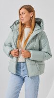 Куртка однотонна жіноча 410 54 Оливковий  Фото №1