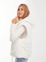 Купить Куртка однотонная женская GENUA 5232 XS Белый Артикул: 2000999415722 Миниатюра фотографии № 3