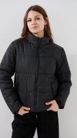 Купити Куртка однотонна жіноча GENUA G01116-0002 52 Чорний Артикул: 2000999457463 Фото мініатюра № 1
