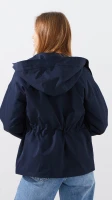Купить Куртка однотонная женская GENUA G01116-0009 2XL Темно-синий Артикул: 2000999416231 Миниатюра фотографии № 6