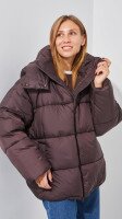 Купить Куртка однотонная женская LAWA WBC02422 XL/2XL Коричневый Артикул: 2888000014474 Миниатюра фотографии № 3