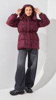 Купити Куртка однотонна жіноча LAWA WBC02480 L Бордовий Артикул: 2888000015976 Фото мініатюра № 4