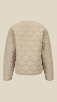 Купити Куртка однотонна жіноча LAWA WBC02500 XL Бежевий Артикул: 2000999458637 Фото мініатюра № 11