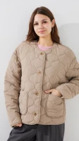 Купити Куртка однотонна жіноча LAWA WBC02500 XL Бежевий Артикул: 2000999458637 Фото мініатюра № 3