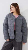 Купити Куртка однотонна жіноча LAWA WBC02500 XS Сірий Артикул: 2000999470721 Фото мініатюра № 1