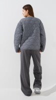 Купити Куртка однотонна жіноча LAWA WBC02500 XS Сірий Артикул: 2000999470721 Фото мініатюра № 7