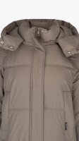 Купити Куртка однотонна жіноча On me 2431-F341 2XL Кавовий Артикул: 2000999164200 Фото мініатюра № 9