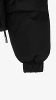 Куртка однотонная женская On me 9016 S Черный  Фото №0
