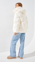 Купити Куртка однотонна жіноча On me TM-BF-C262 2XL Молочний Артикул: 2000999155321 Фото мініатюра № 6