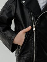 Куртка из экокожи для девочки XZKAMI 6807 116 см Черный (2000990537980D)  Фото №2