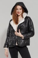 Куртка женская On me 23179 S Черный  Фото №3