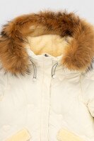 Куртка зимняя для девочки Feiying J-08 98 см Молочный (2000989629177W)  Фото №12