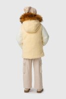 Куртка зимняя для девочки Feiying J-08 98 см Молочный (2000989629177W)  Фото №1