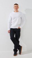 Купить Лонгслив однотонный мужской GENUA G01211-0002 3XL Белый Артикул: 2000999393495 Миниатюра фотографии № 3