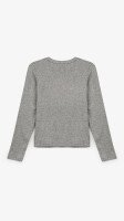 Лонгслив однотонный женский Bclothing 2211 XL Темно-серый  Фото №2