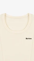 Лонгслив однотонный женский Bclothing 8853 M Молочный  Фото №0