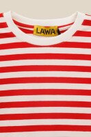 Лонгслів з візерунком для дівчинки LAWA GBC02404 140 см Молочно-червоний  Фото №5