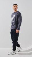 Купить Лонгслив с принтом мужской LAWA P-MT02310 S Графитовый Артикул: 2888000021519 Миниатюра фотографии № 4